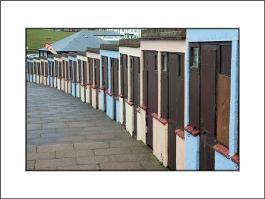 Beach huts Bude mount