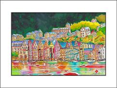 Bergen Waterside print mount