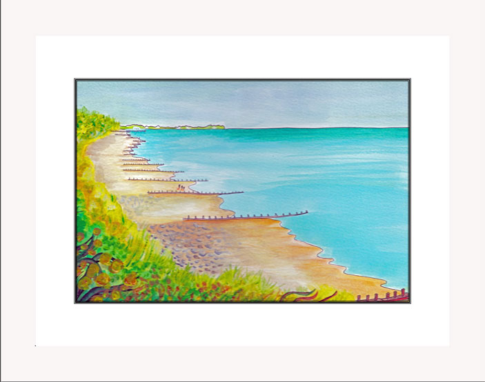 East from Holywell white frame