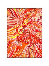 Fireburst unframed
