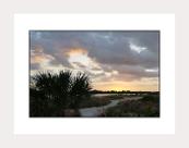 Florida sky white frame