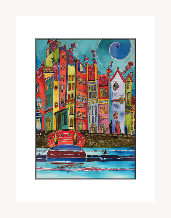 Harbourside white frame