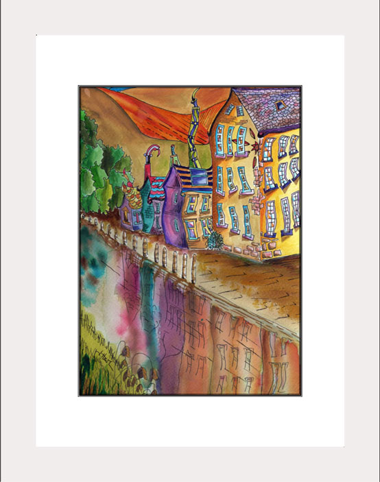 Hebden Bridge white frame