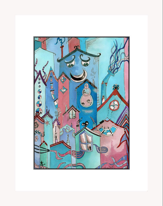 Hemmed In white frame