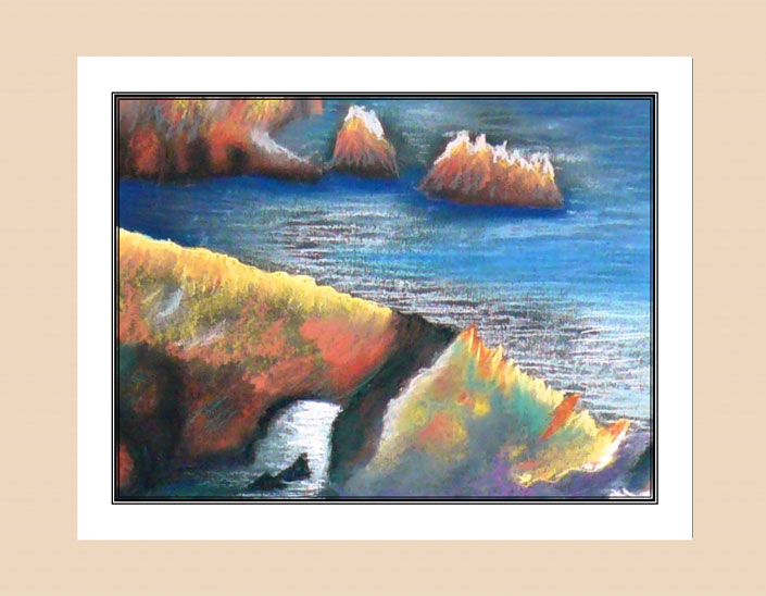 Les Tielles white frame