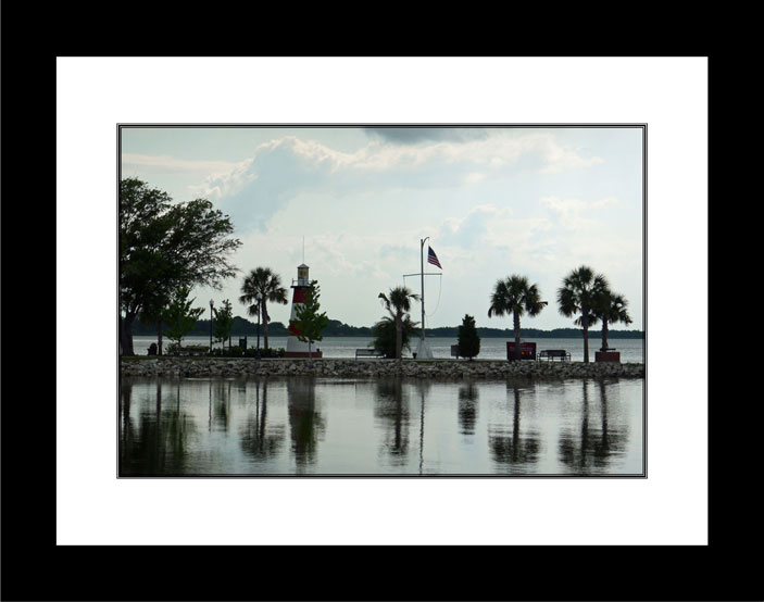 Mount Dora lighthouse black frame