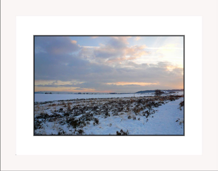 Norland Moor skies white frame
