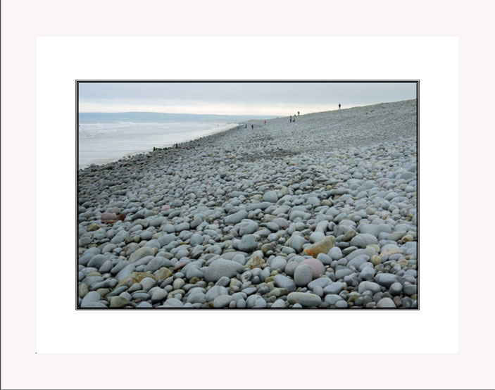 Pebble Beach white frame