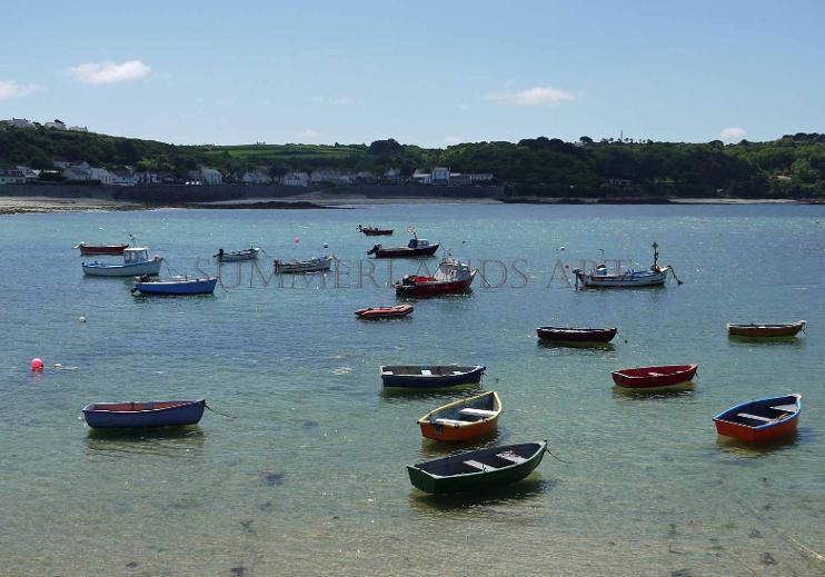 Photo of Boats at Rocquaine Bay, Guernsey