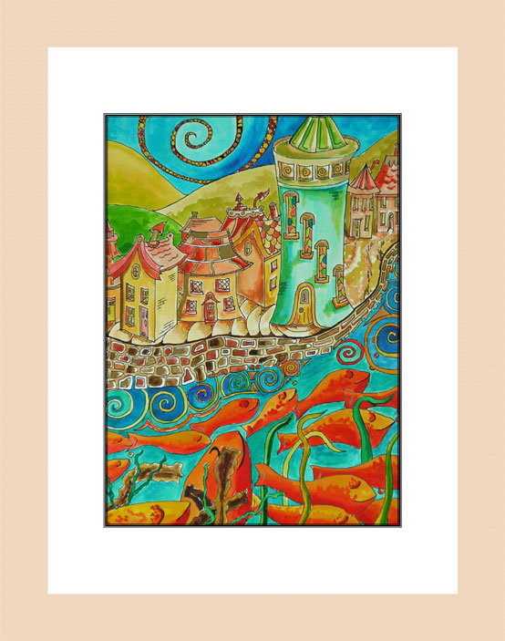 Plenty More Fish in the Sea - wood frame