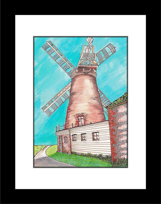 Polegate Windmill - black frame