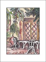 Spanish Courtyard mount