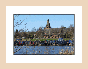 Spring in Lancashire wood frame