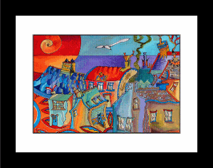 Staithes original black frame
