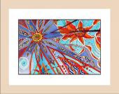 Starburst wood frame