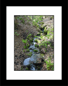 Stream near Greetland framed