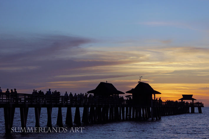 Photo of sunset in Naples, Florida