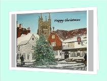 Tenterden High Street happy Christmas card