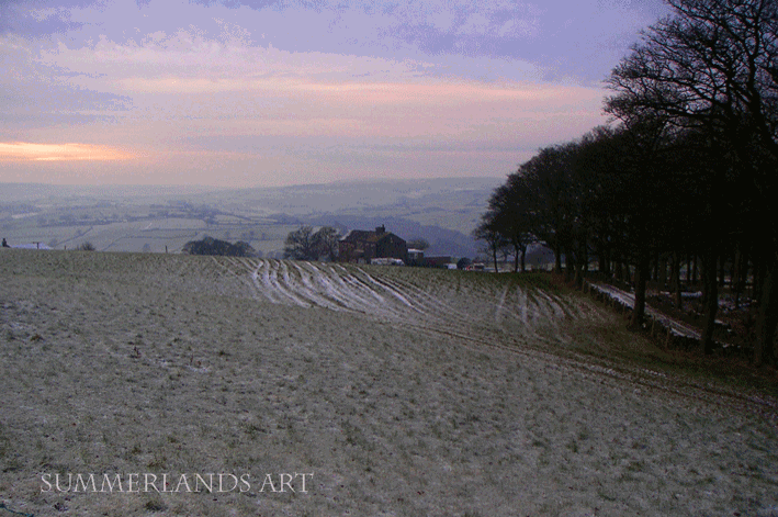 Photo of winter scene in Yorkshire